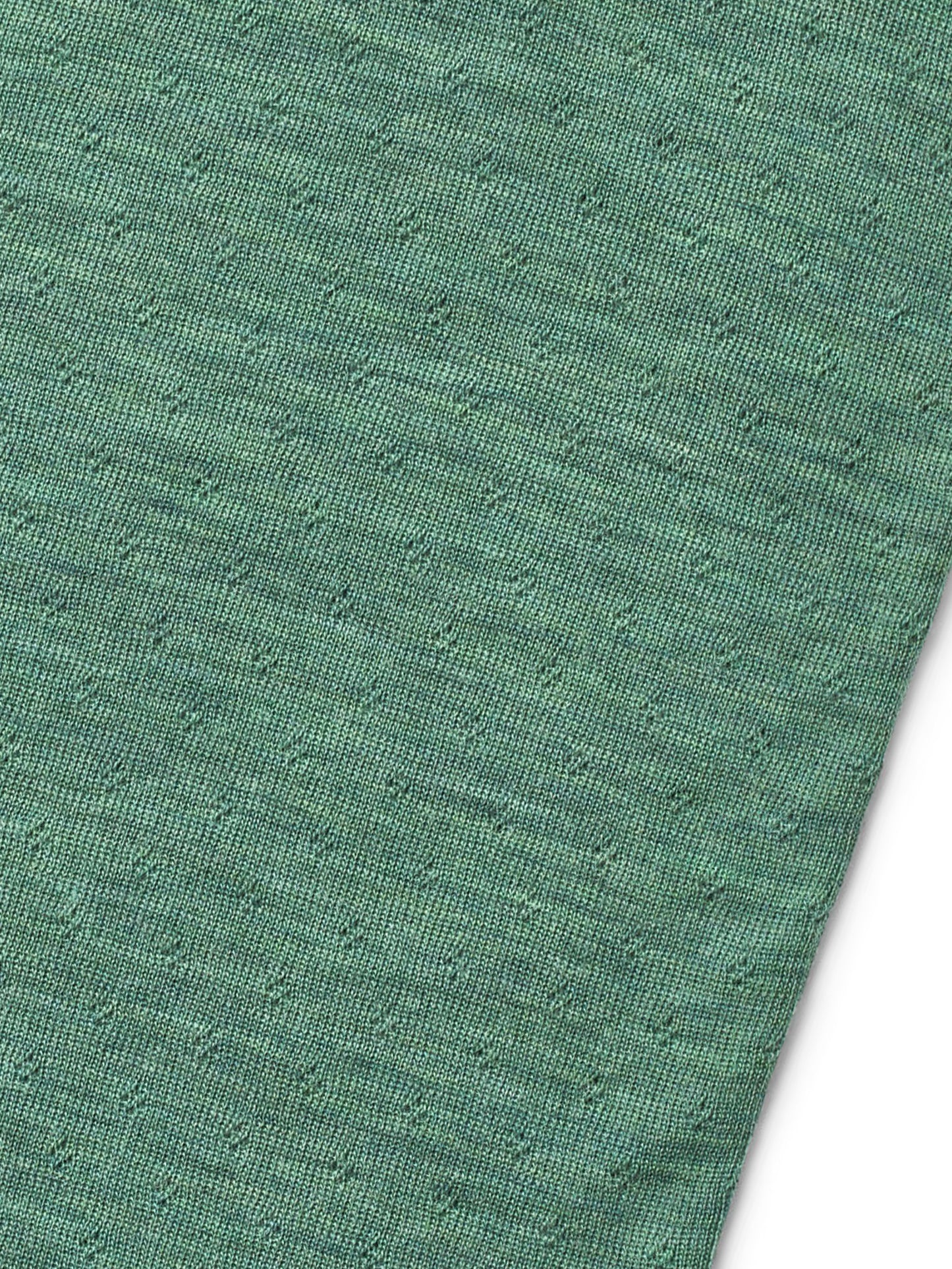 Jalfe Vigdis Shirt eyelet - Aloe Melange - 100% Wolle vom Merinoschaf