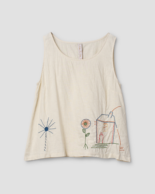 Ewa i Walla | Top NEA Bone white | 33368| SS24