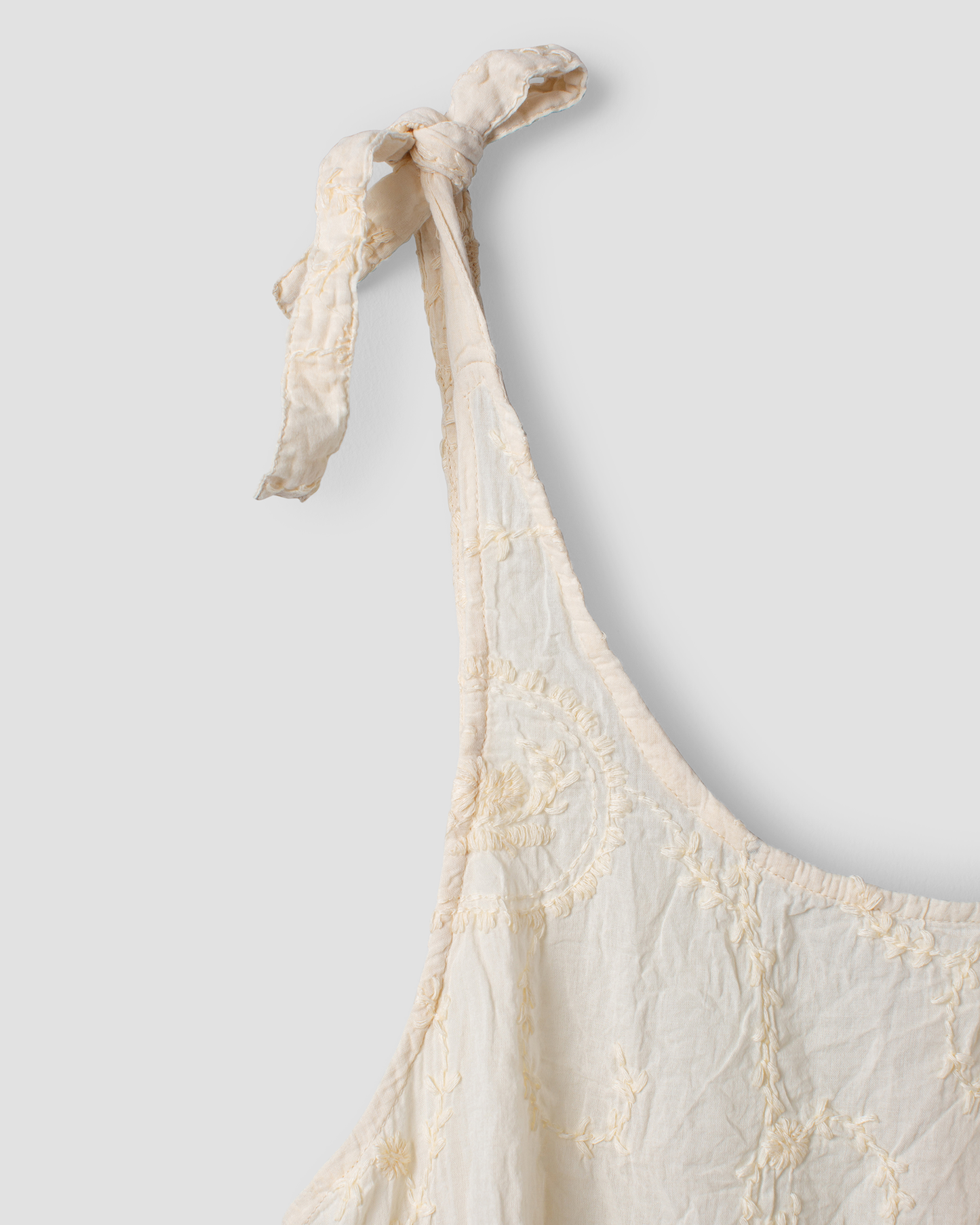 Ewa i Walla | Kleid FREJA Embroidered voile Pale mauve 33393 | SS25