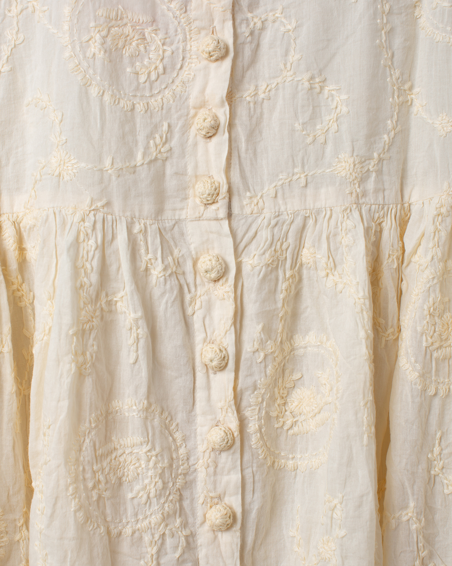 Ewa i Walla | Kleid FREJA Embroidered cream | 33393 | SS25
