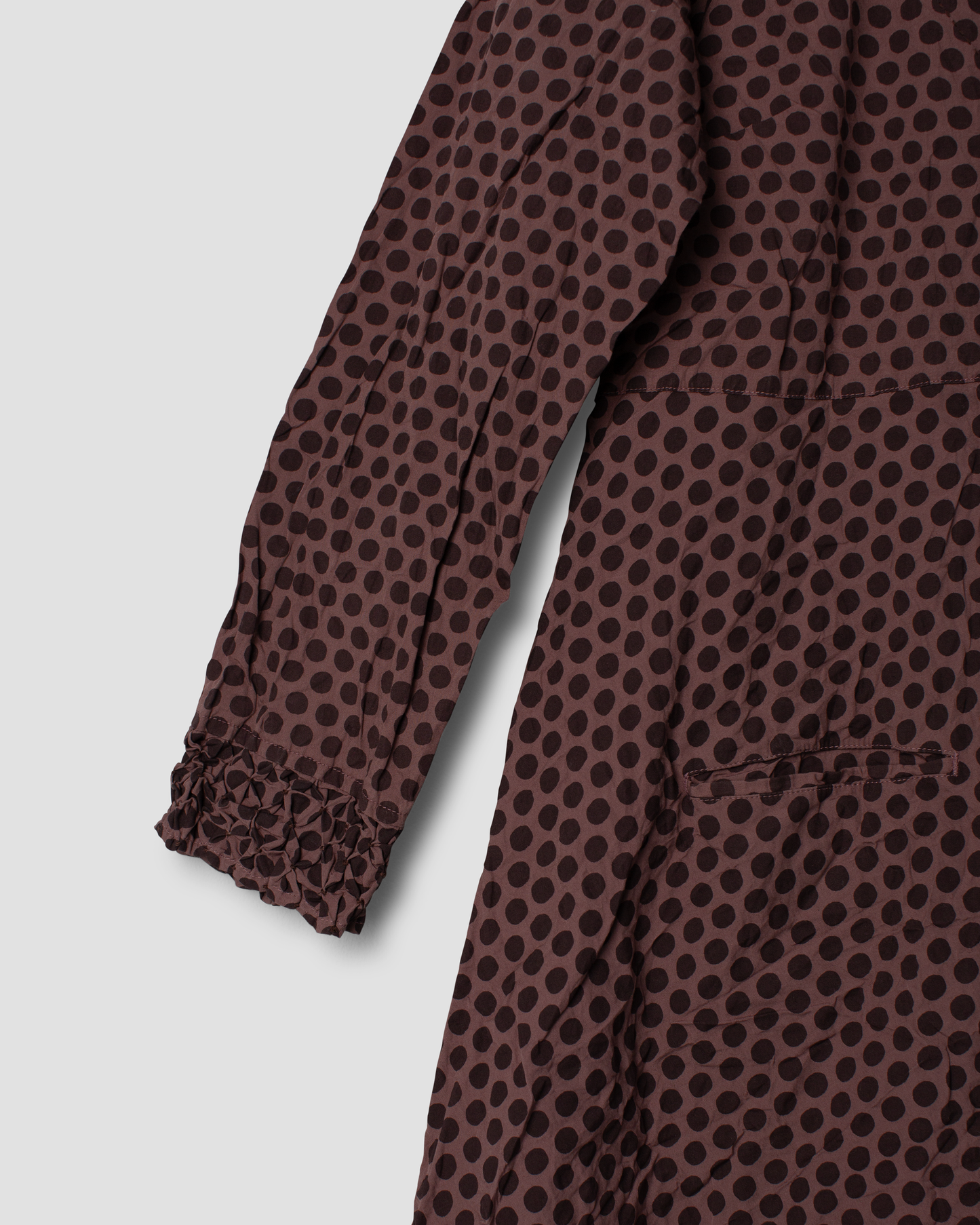 Ewa i Walla | Kleid FILLIPA Dark mauve Baumwolle |55807| AW23