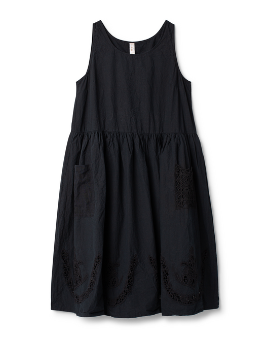 Ewa i Walla Kleid KARINE 55942 Baumwolle Schwarz Summer 26