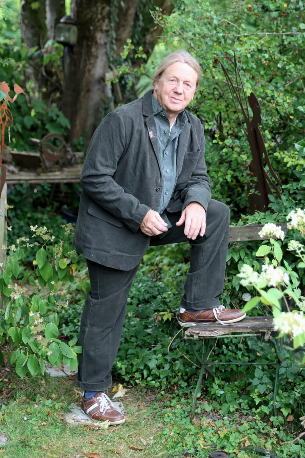 Ewa i Walla | Jacke TORVALD Cord Forest Green 10013 | AW25