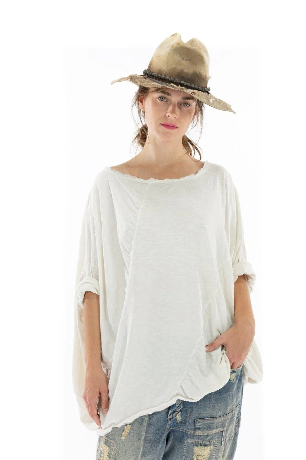 Magnolia Pearl | Top / Shirt Oversized Florrie T | TOP 982-MOON-OS - Feenreich