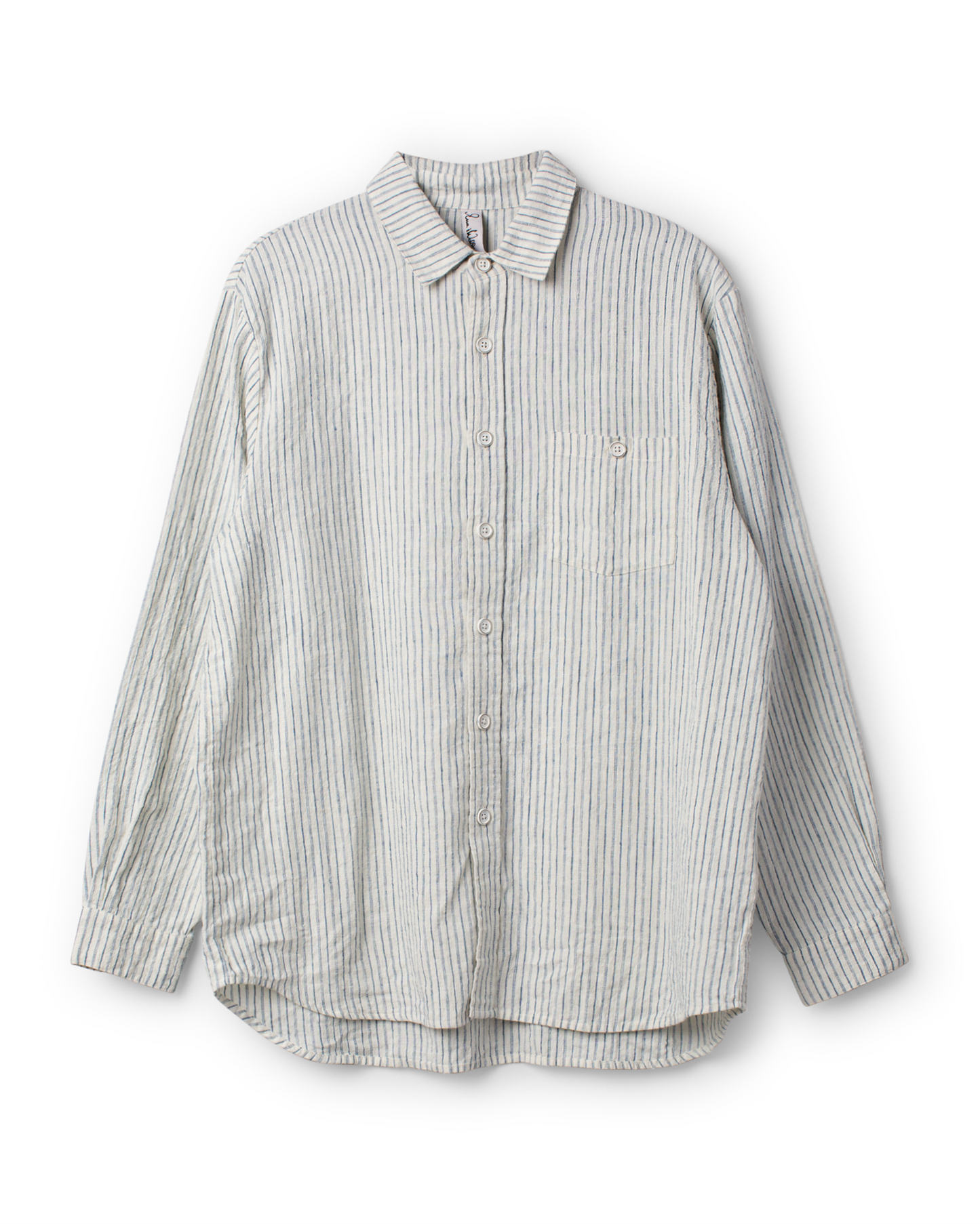 Ewa i Walla Hemd TORE 10016 Baumwolle / Leinen Gestreift Spring Summer 26