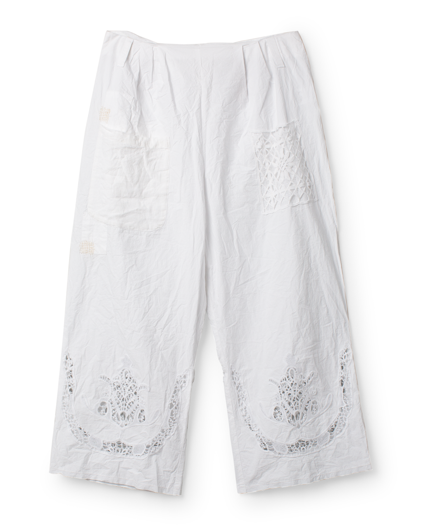 Ewa i Walla Trouser EJRIN 11441 Baumwolle Weiss Spring Summer 26