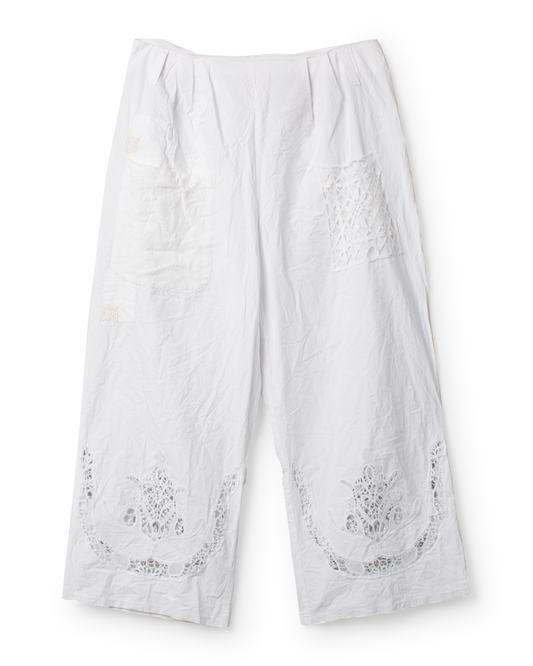 Ewa i Walla Trouser EJRIN 11441 Baumwolle Weiss Spring Summer 26