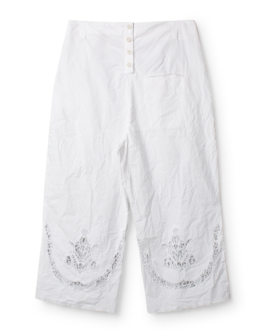 Ewa i Walla Trouser EJRIN 11441 Baumwolle Weiss Spring Summer 26