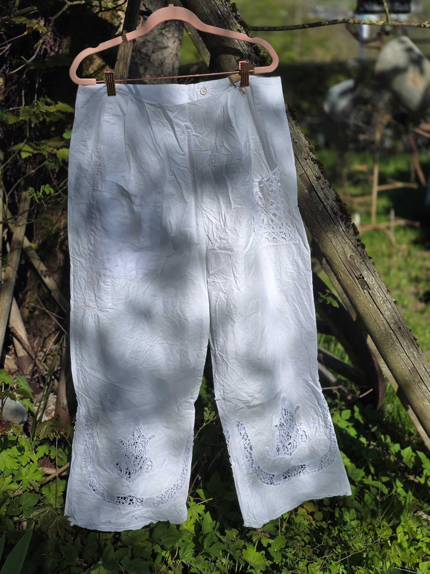 Ewa i Walla Trouser EJRIN 11441 Baumwolle Weiss Spring Summer 26