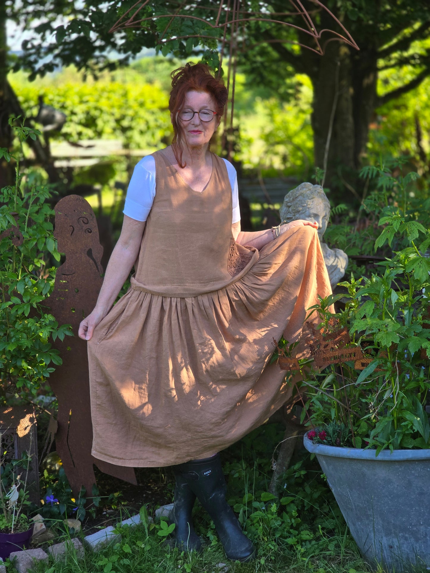 Ewa i Walla Kleid FEBE 55961 Leinen Summer 26