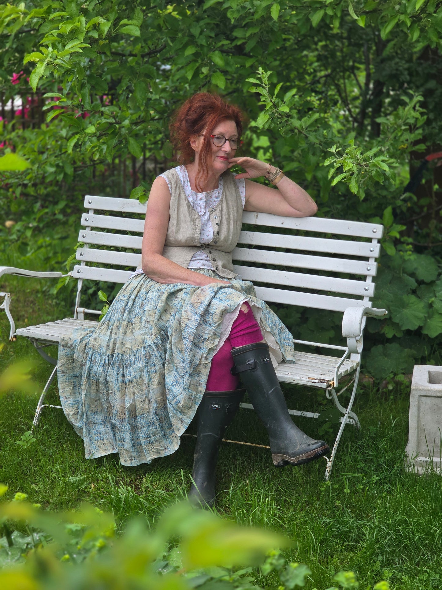 Ewa i Walla Rock FELINA 22315 Knitter-Baumwolle Mustermix | Spring Summer