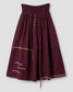 Ewa i Walla | Rock SABRINA Linen check dark plum | 22296 | AW25
