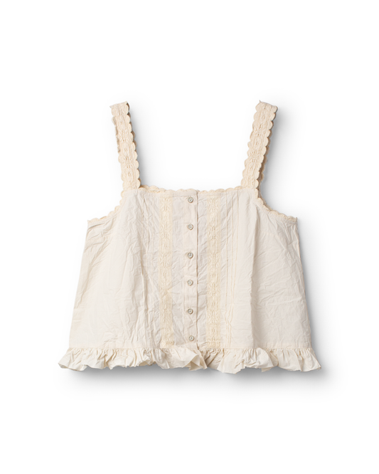 Ewa i Walla Top EVALIE 33406 Baumwolle Weiss Spring Summer 26