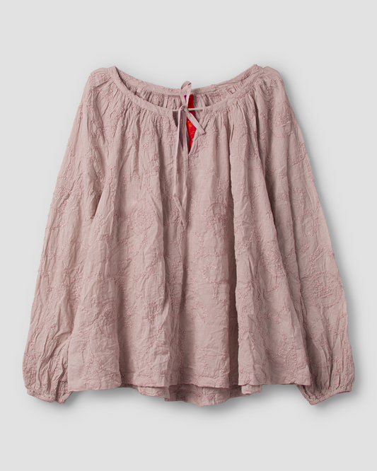 Ewa i Walla | Bluse MIRELLA Voile Blass mauve 44132 | SS25