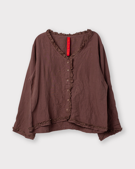 Ewa i Walla | Bluse IRMA Peppercorn | 44152 | AW25