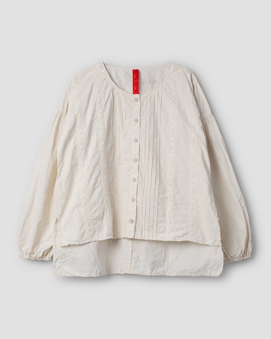 Ewa i Walla Bluse ODETTE 44160 Baumwolle Bone Winter 25