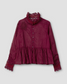 Ewa i Walla | Bluse PARISA Dark Plum | 44162 | AW25
