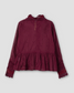 Ewa i Walla | Bluse PARISA Dark Plum | 44162 | AW25