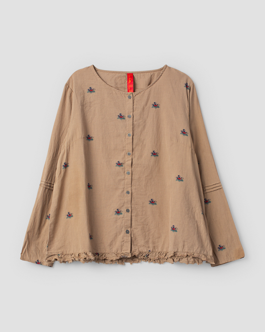 Ewa i Walla | Bluse TINDRA Graphite | 44167 | AW25