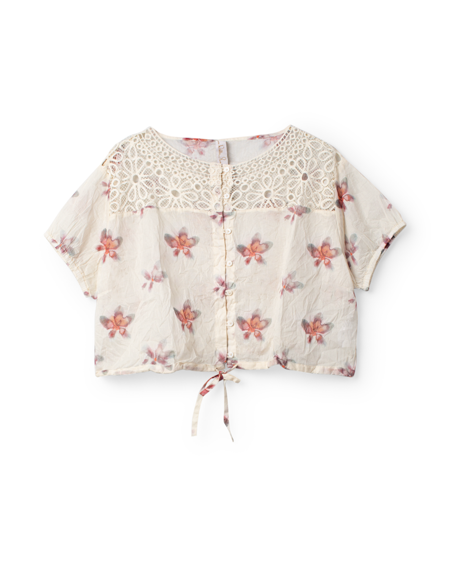 Ewa i Walla Bluse LULA 44202 Organza Geblümt Summer 26