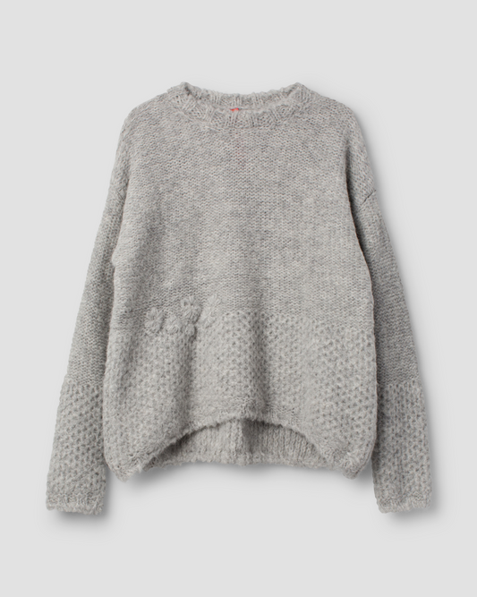 Ewa i Walla | Pullover LOLA grau | 44209 | AW25