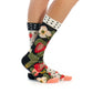 Ruban Rouge Erdbeer-Socken, ungleiches Paar, Größen 35/38 und 39/42