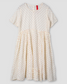 Ewa i Walla | Kleid JENNIFER Creme mit blauen Punkten  |55835 | SS24