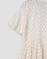 Ewa i Walla | Kleid JENNIFER Creme mit blauen Punkten  |55835 | SS24