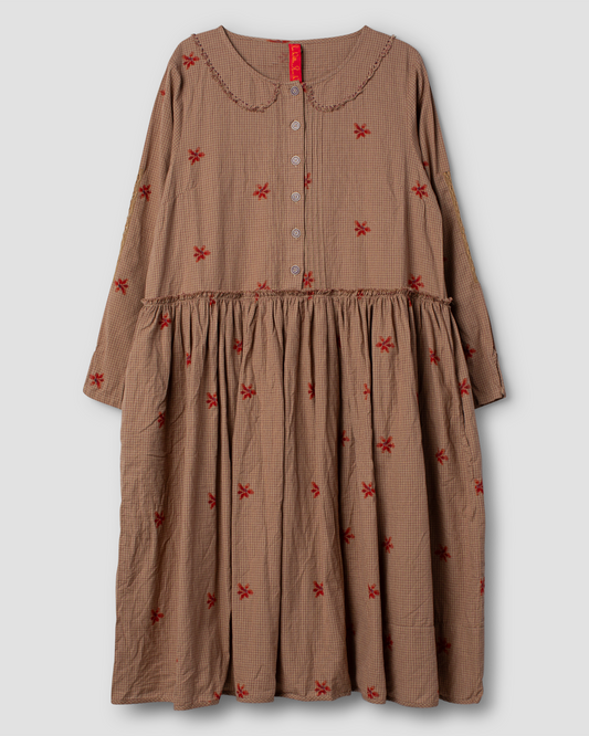 Ewa i Walla | Kleid Frideborg Dark Plum | 55926 | AW25