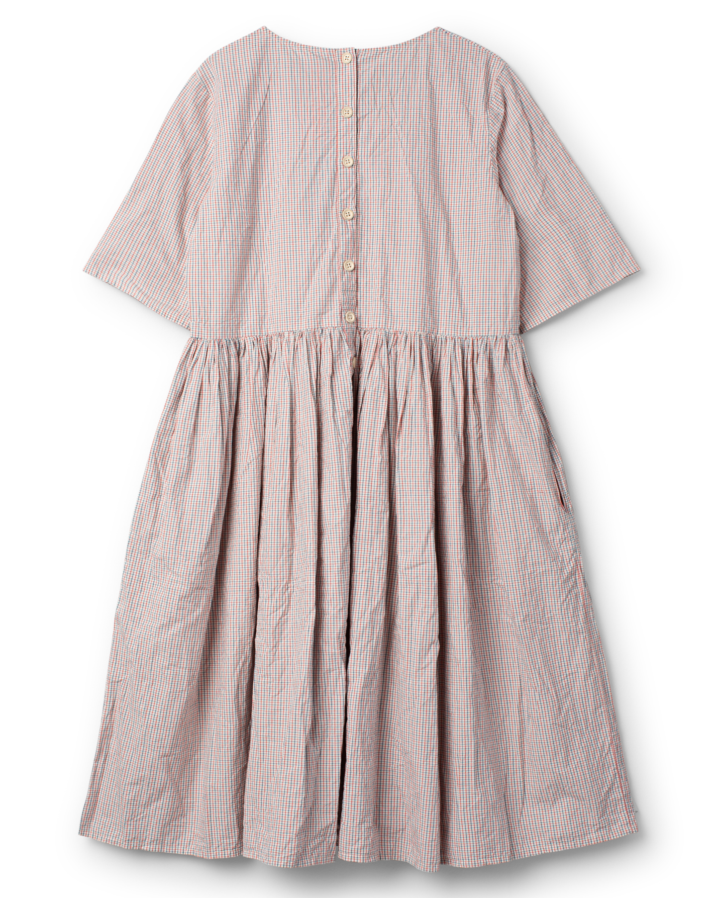 Ewa i Walla Kleid PYRET 44195 Baumwolle Kariert Spring Summer 26