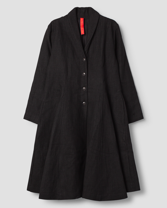 Ewa i Walla Mantel MAJROS Schwarz | 66778 | AW25