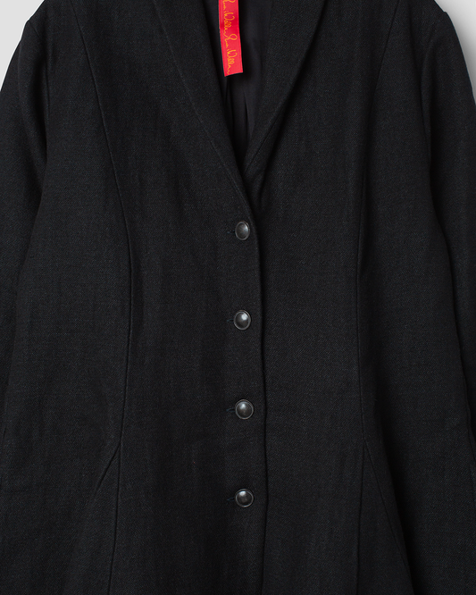 Ewa i Walla Mantel MAJROS Schwarz | 66778 | AW25