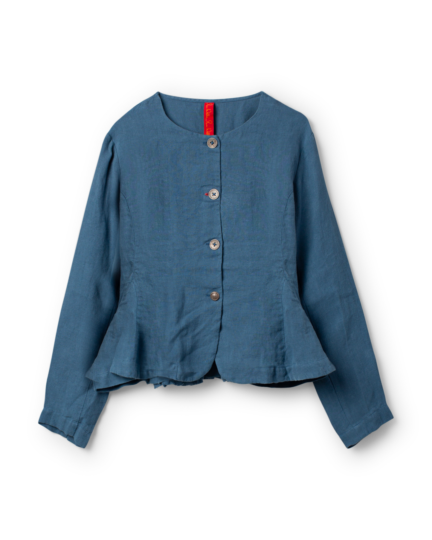 Ewa i Walla Jacke LUCY 66781 Leinen Baumwoll Gemisch Blau | Spring Summer 26