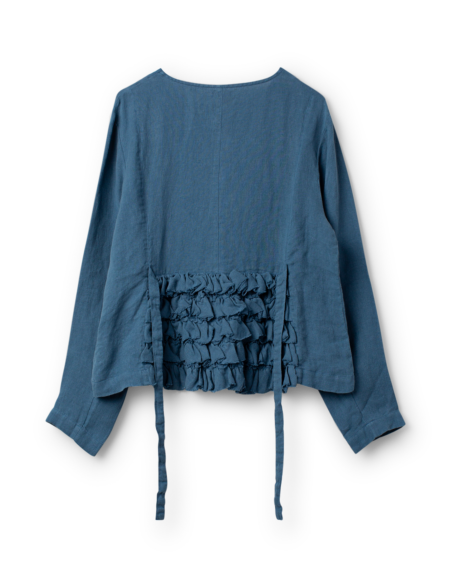 Ewa i Walla Jacke LUCY 66781 Leinen Baumwoll Gemisch Blau | Spring Summer 26
