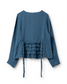 Ewa i Walla Jacke LUCY 66781 Leinen Baumwoll Gemisch Blau | Spring Summer 26