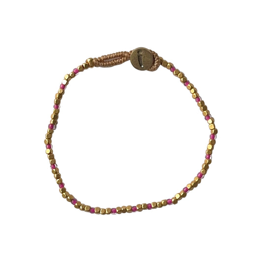 Ibu Jewels | Armband Lulu Maxie | Fuchsia | FP09