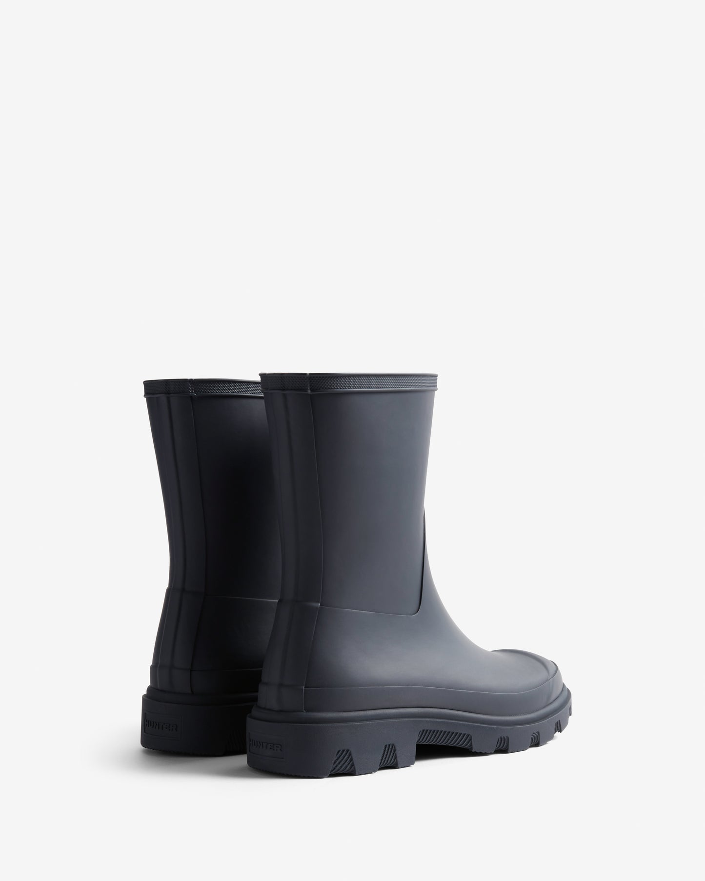 Hunter Gummistiefel - Downpour Stiefel Kurz - Wasserdicht Rutschfest - Navy-Blau