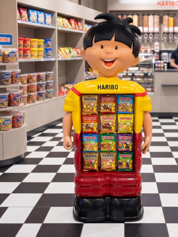 Haribo Verkaufs-Aufsteller - Handels-Display Regal - ca. 2 Meter - Top Zustand