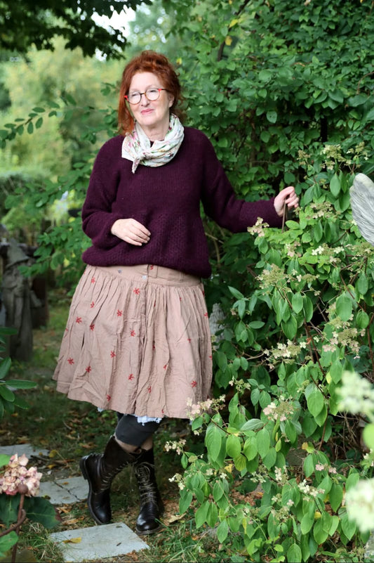 Ewa i Walla | Pullover LOLA Aubergine | 44209 | AW25
