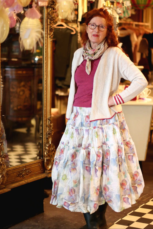 Ewa i Walla Rock INGILI 22321 Knitter-Baumwolle geblümt | Spring Summer 26