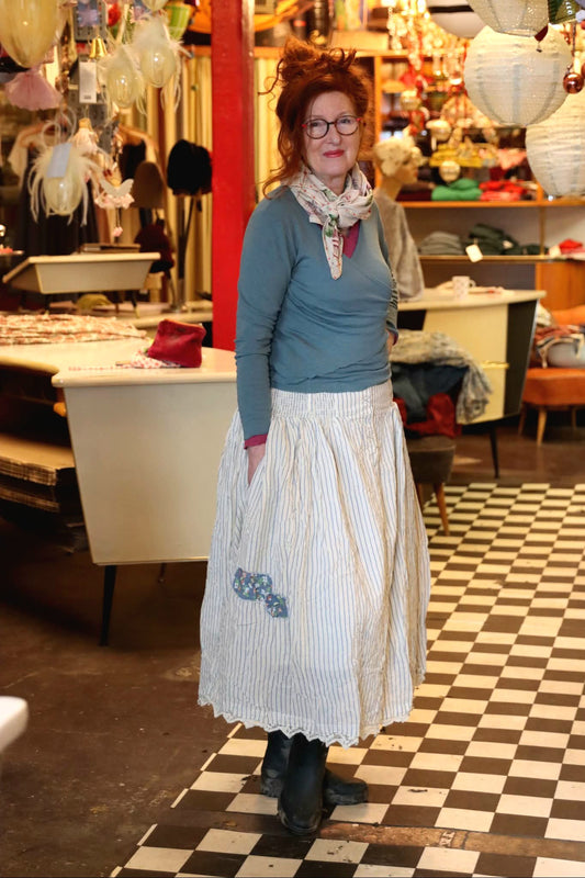 Ewa i Walla Rock EVELYN 22318 Knitter -Baumwolle gestreift | Spring Summer 26