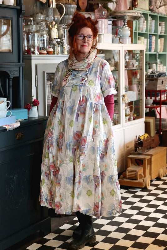 Ewa i Walla Kleid ESTRID 55947 Baumwolle geblümt | Spring Summer 26