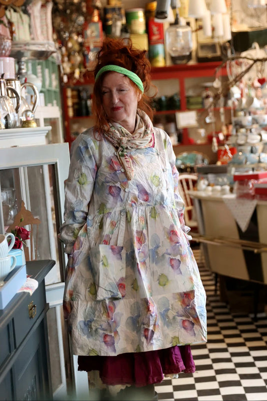 Ewa i Walla Tunika MONA 44203 Baumwolle geblümt | Spring Summer 26