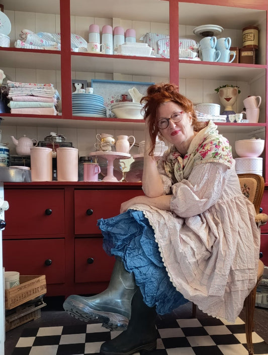 Ewa i Walla Tunika Pearl 44199 Baumwolle kariert Summer 26