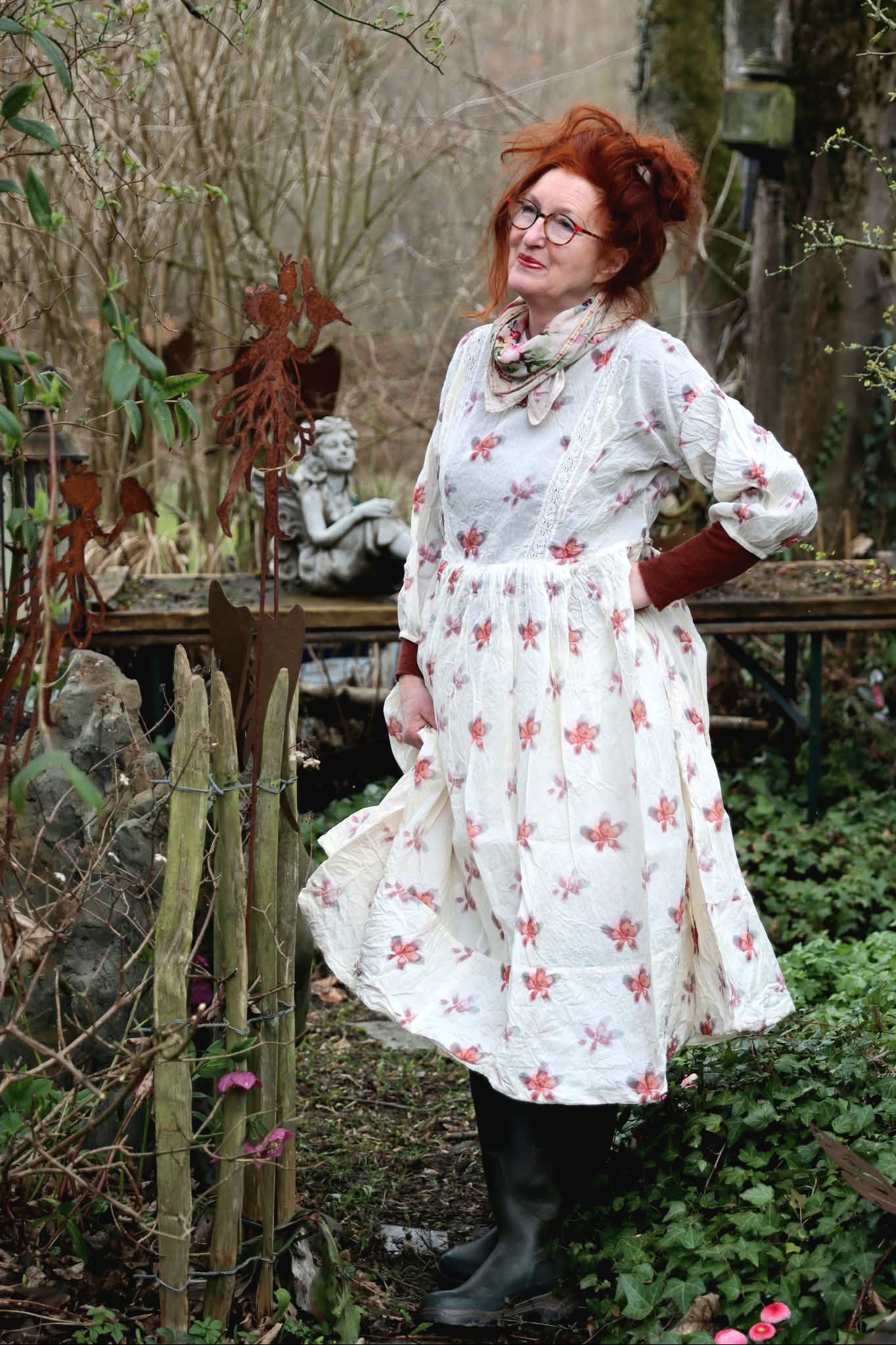 Ewa i Walla Kleid BENGTA 55963 Organza Geblümt Summer 26