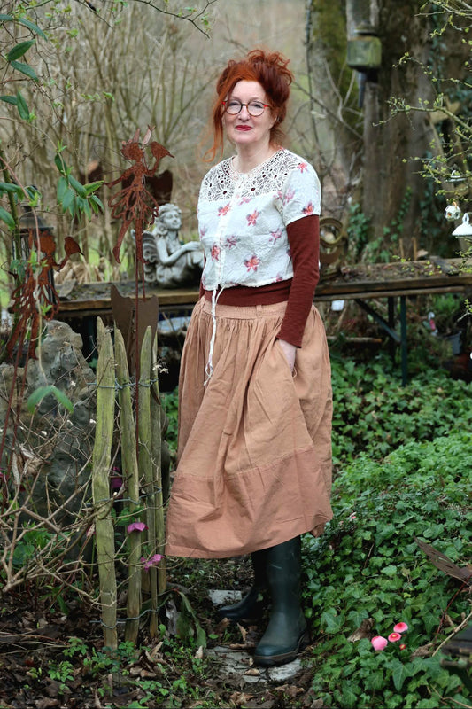 Ewa i Walla Bluse LULA 44202 Organza Geblümt Summer 26