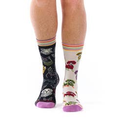 Ruban Rouge Unisex-verschiedenfarbige Socken – Kleine Pfoten