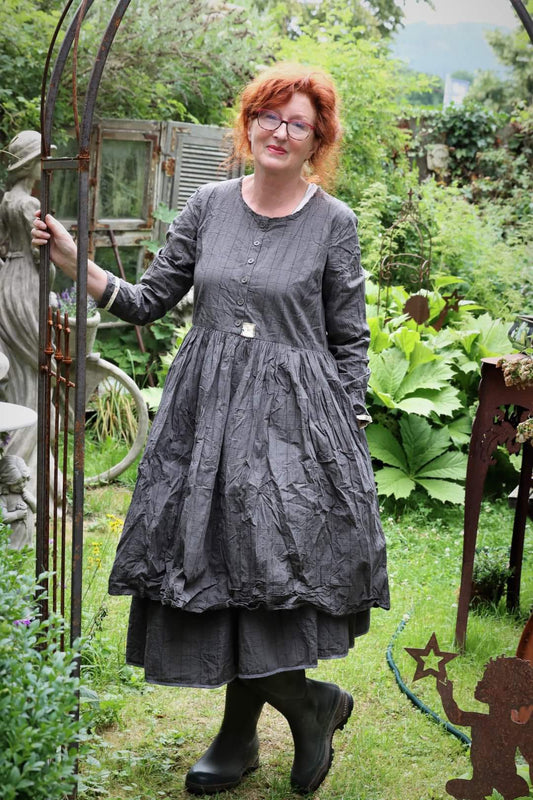 Ewa i Walla | Kleid ELLY original Checked Baumwolle | 55811 | AW23