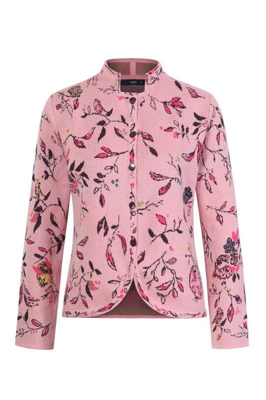 Ivko | Jacke / Jacquard Jacket Floral Pattern light pink | 242512