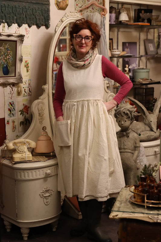 Ewa i Walla | Kleid RUBY Cream | 55895 | SS25